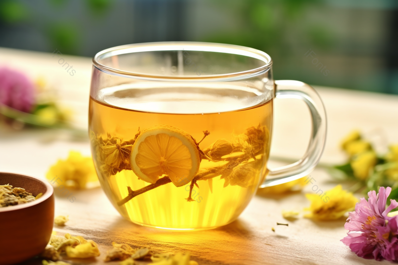 下午茶贡菊薄荷金银花花茶,高清,摄影图,摄影图片,图片大全,摄影图免费下载